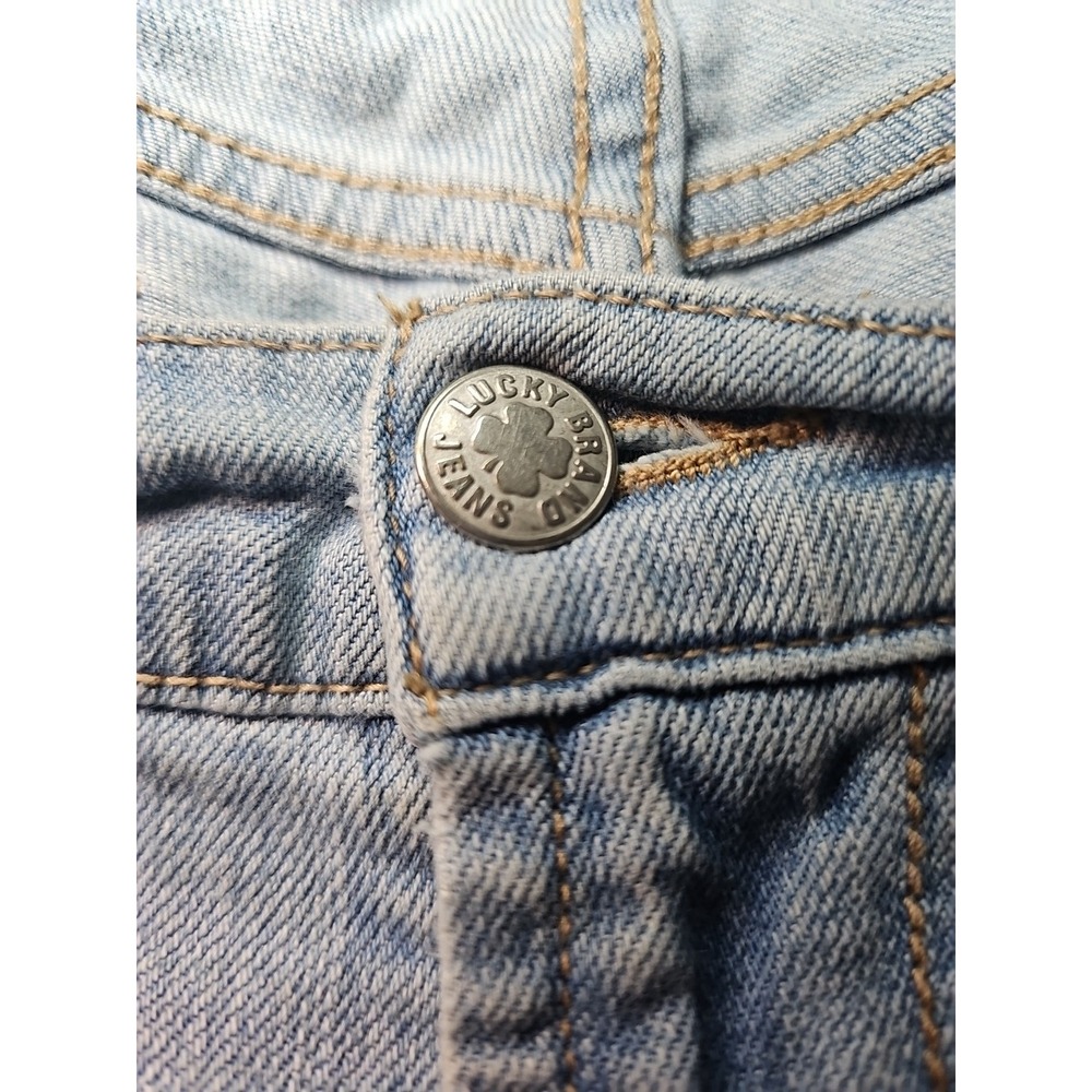 Lucky Brand Sweet'n Crop Women's 14/32 Blue Straight Leg Stretch Denim Crop - Picture 5 of 16